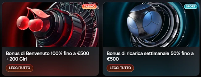 Revolution Casino bonus